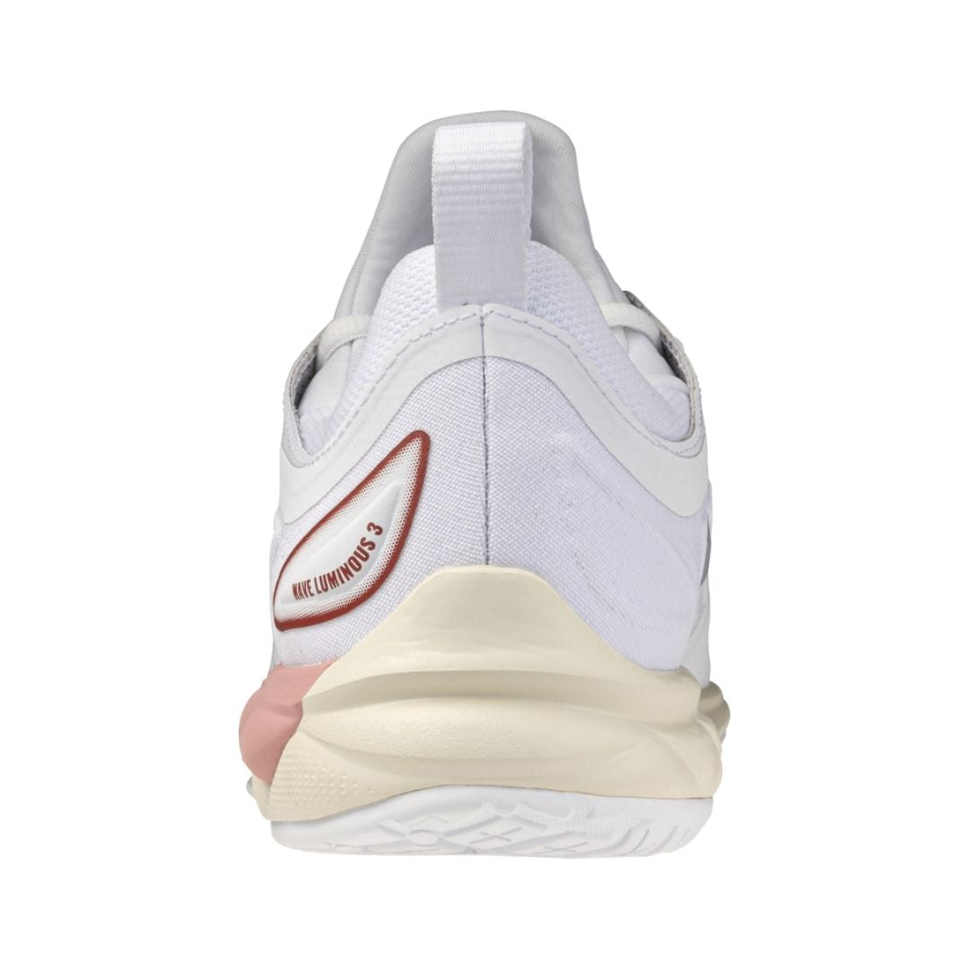 Mizuno Wave Luminous 3 (W) (White/Rose Elegance/Lava Falls)