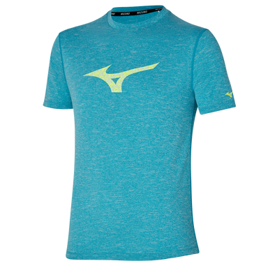 Mizuno Core RB Tee (Mens, Blå) - Padellife.dk