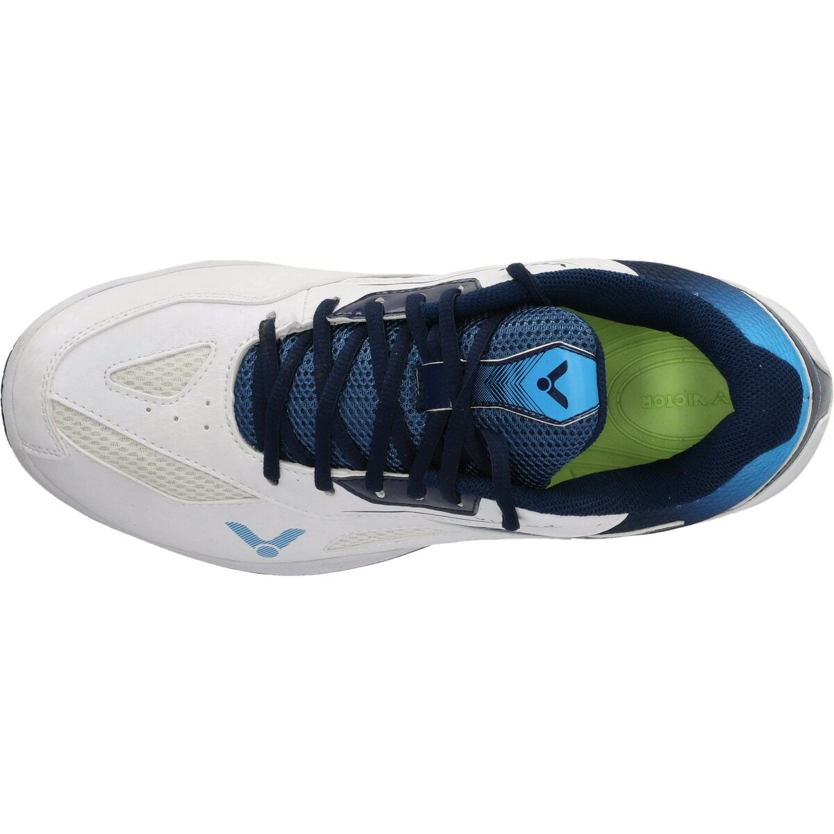 Victor VG111 Badmintonsko (Pearly White/Medieval Blue) - Racketlife.dk